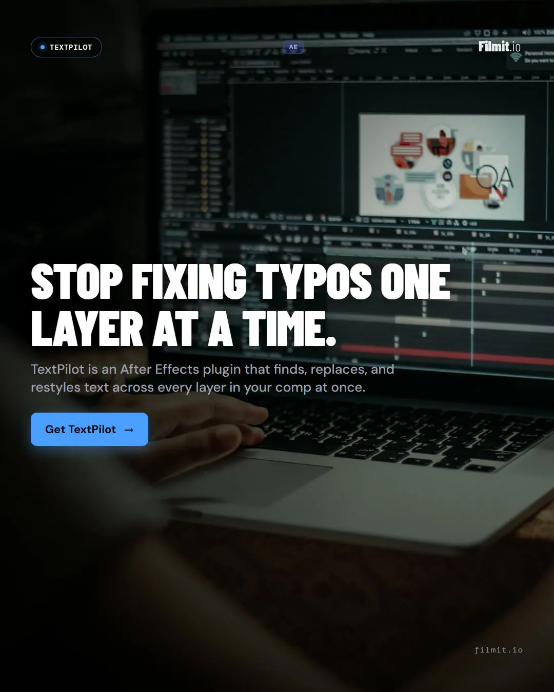 Filmit.io - textpilot photo ad